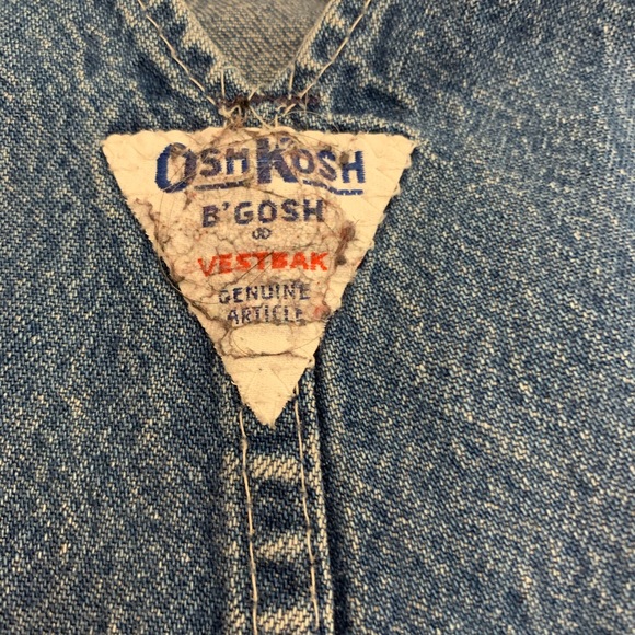 Size 2T vintage osh kosh b’gosh  Vestbak overalls - Picture 5 of 8